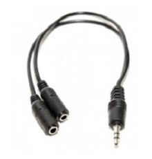 5bites AA-3MF2-02BK Кабель-5bites Адаптер  3.5 Jack/M - 2*3.5 Jack/F