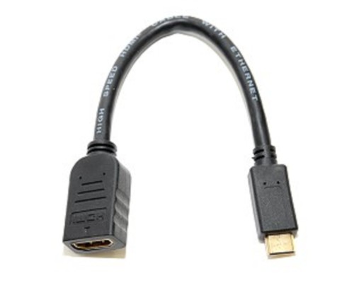 [переходник] 5bites BC-HDC2A1 Кабель-5bites Адаптер HDMI F / mini HDMI M 1.4B, зол.разъемы