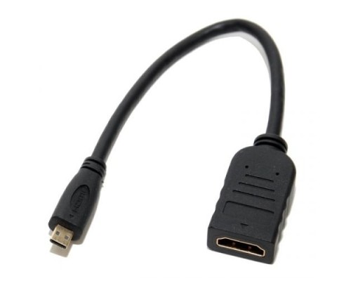 [переходник] 5bites BC-HDM2AF Кабель-5bites Адаптер HDMI F / micro HDMI M 1.4B, зол.разъемы