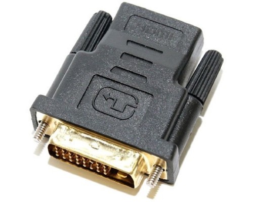 [переходник] 5bites DH1803G Переходник DVI (24+1) M / HDMI F, зол.разъемы