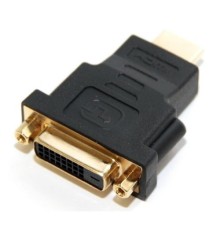 5bites DH1807G Переходник DVI (24+1) F / HDMI M, зол.разъемы