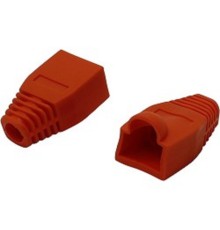 5bites US016-RE  Колпачок для коннектора RJ45 красный, 100шт