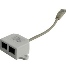 5bites LY-SB026B-A Разветвитель (сплиттер)  1*RJ45 T568A/T568B -> 2*RJ45 10/100 BASE-T