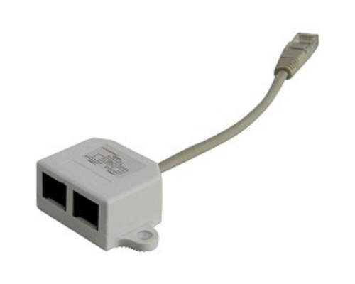 [Монтажное оборудование] 5bites LY-SB026B-A Разветвитель (сплиттер)  1*RJ45 T568A/T568B -> 2*RJ45 10/100 BASE-T