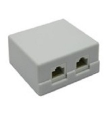 5bites LY-SB02-A Розетка  внешняя RJ-45 5e кат., 2порт.