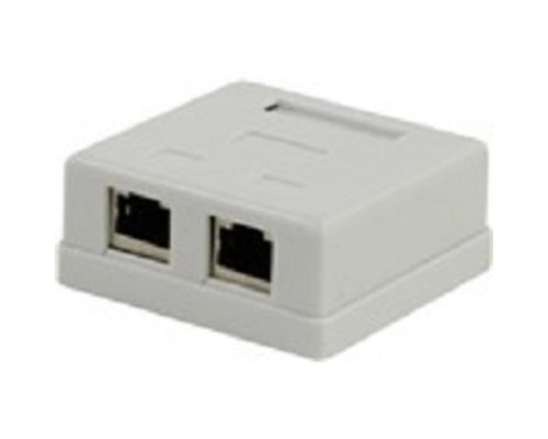 [Монтажное оборудование] 5bites LY-SB11 Розетка  внешняя RJ-45 STP 5e кат., 2порт.