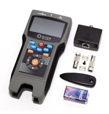 5bites LY-CT030 PRO Тестер кабеля EXPRESS  многофункциональный для RJ11/12/45/BNC, TDR, LCD