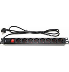 5bites PDU819P-01 Блок розеток  8S / PVC / SWITCH / 1U / 19