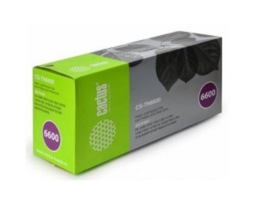 [расходные материалы] CACTUS TN-6600 Тонер-картридж Cactus CS-TN6600 для принтеров Brother HL-1030/1230/1240/1250/1270N/1440/1450/1470N