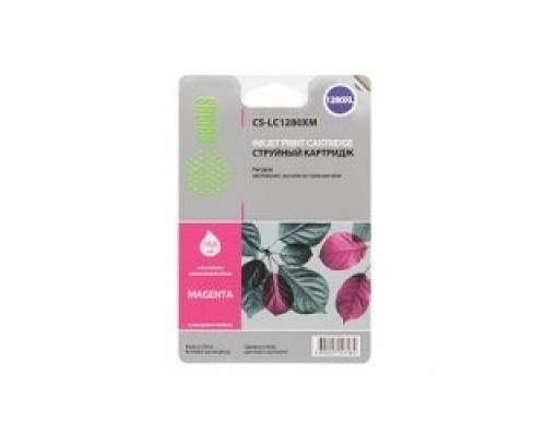 [расходные материалы] Cactus LC-1280XM Картридж струйный Cactus CS-LC1280XM пурпурный для Brother MFC-J6510/6910DW (16,6ml)