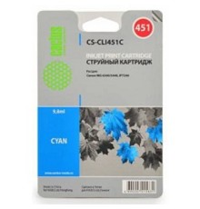 CACTUS CLI-451C Картридж струйный CS-CLI451C голубой для Canon MG 6340/5440/IP7240 (10,2ml)