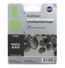 Cactus C13T05414010 Картридж струйный CS-EPT0541 черный для Epson Stylus Photo R800/ R1800 (16,2ml)