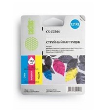 CACTUS CC644HE Картридж струйный Cactus CS-CC644 трехцветный для №121XL HP DeskJet D1663/D2563/D2663/D5563/F2423 (18ml)