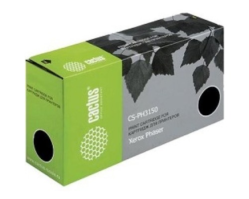 [расходные материалы] Cactus 109R00747 Тонер Картридж Cactus CS-PH3150 черный для Xerox Phaser 3150, 3150b, 3150n, 3151  (5000стр.)