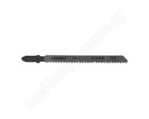 [Ножовка, Пилки, Полотна, Стусла] URAGAN Полотна , T101B, HCS, по дереву, ДСП, ДВП, T-хвост., шаг 2,5мм, 100/75мм, 2шт [159472-2.5_z02]