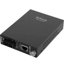D-Link DMC-300SC/D8A Медиаконвертер с 1 портом 10/100Base-TX и 1 портом 100Base-FX с разъемом SC для многомодового оптического кабеля (до 2 км)