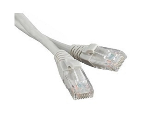 [Патч-корд] Hyperline PC-LPM-UTP-RJ45-RJ45-C5e-0.5M-LSZH-GY Патч-корд U/­UTP, Cat.5e, LSZH, 0.5 м, серый 