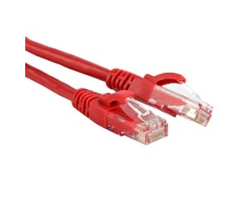 [Патч-корд] Hyperline PC-LPM-UTP-RJ45-RJ45-C5e-0.5M-LSZH-RD Патч-корд U/­UTP, Cat.5e, LSZH, 0.5 м, красный 