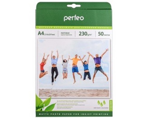 [фотобумага] Perfeo PF-MTA4-230/50  Бумага Perfeo матовая, А4 230 г/м2 ,  50л