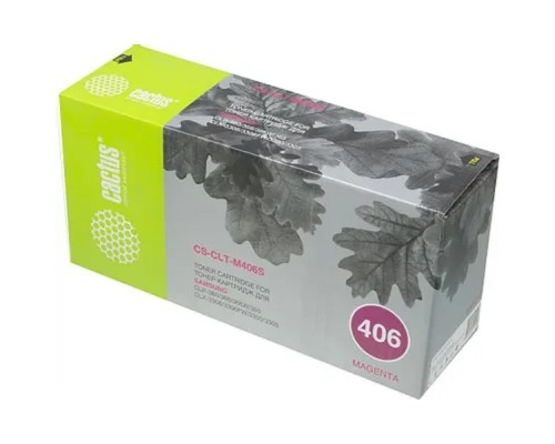 [расходные материалы] CACTUS CLT-M406S Тонер-картридж CS-CLT-M406S для принтеров Samsung CLP-360/365/CLX-3300/3305 magenta