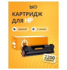 Bion BCR-CF283X Картридж для HP{LaserJet Pro M125/M127/M201/M225} (2200  стр.), Черный, с чипом