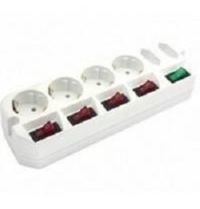 MOST Сетевой удлинитель A10 3м 6 розеток (A10-Б 3), белый (пакет ПЭ) {294612}