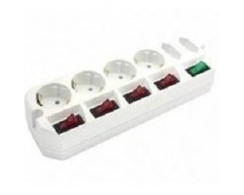 [Сетевые фильтры] MOST Сетевой удлинитель A10 3м 6 розеток (A10-Б 3), белый (пакет ПЭ) {294612}