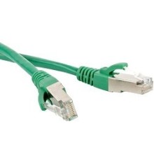 Hyperline PC-LPM-STP-RJ45-RJ45-C6-1M-LSZH-GN Патч-корд F/UTP, экранированный, Cat.6, LSZH, 1 м, зеленый