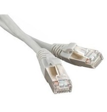 Hyperline PC-LPM-STP-RJ45-RJ45-C6-3M-LSZH-GY Патч-корд F/UTP, экранированный, Cat.6, LSZH, 3 м, серый