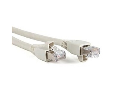 [Патч-корд] Hyperline PC-LPM-STP-RJ45-RJ45-C6a-0.5M-LSZH-GY Патч-корд F/UTP, экранированный, Cat.6a, LSZH, 0.5 м, серый