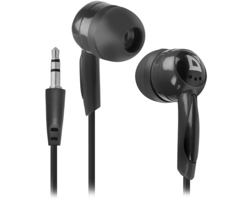 [Наушники] Defender Наушники вставки Basic 604 черный [63604]