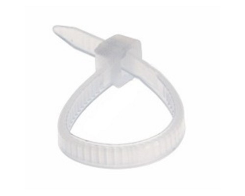 [Стяжки, крепежные материалы, маркеры] Rexant (07-0100) Хомут nylon  2.5х100 мм 100 шт белый  