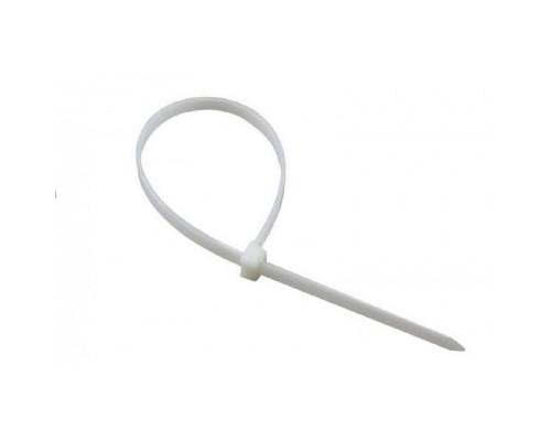 [Стяжки, крепежные материалы, маркеры] Rexant (07-0150) Стяжка кабельная нейлоновая 150x2,5мм, белая (100 шт/уп)