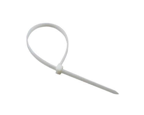 [Стяжки, крепежные материалы, маркеры] Rexant (07-0200-4) Хомут nylon  2.5 х 200 мм 100 шт  белый