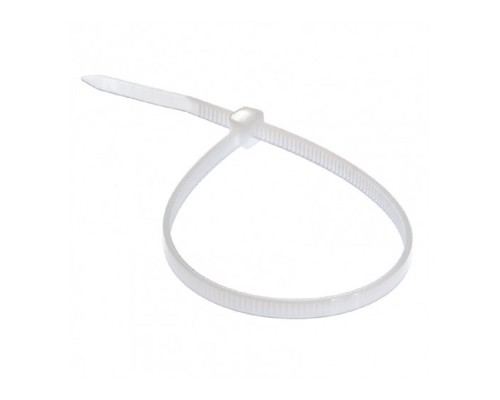 [Стяжки, крепежные материалы, маркеры] Rexant (07-0300) Стяжка кабельная нейлоновая 300x3,6мм, белая (100 шт/уп)