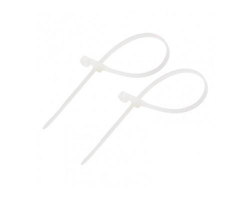 [Стяжки, крепежные материалы, маркеры] REXANT (07-0154) Хомут под винт nylon 3.6 х 150 мм 100шт белый 