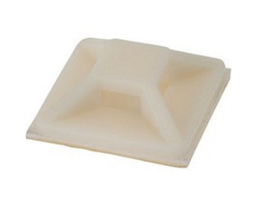 [Стяжки, крепежные материалы, маркеры] REXANT (07-2025) Площадка самоклеющаяся 25 х 25 мм (100 шт.)