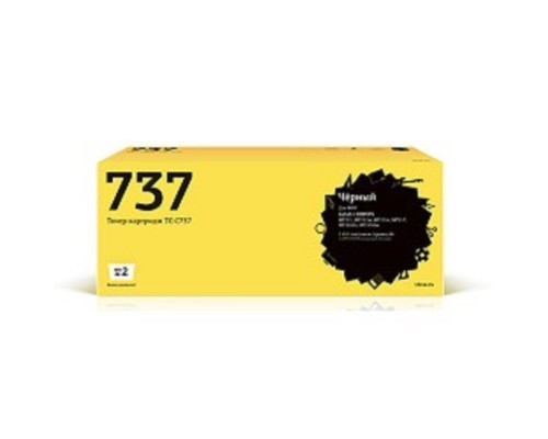 [Расходные материалы] T2 Cartridge 737 Картридж (TC-C737) для Canon i-SENSYS MF211/212w/216n/217w/226dn/229dw (2400 стр.) с чипом