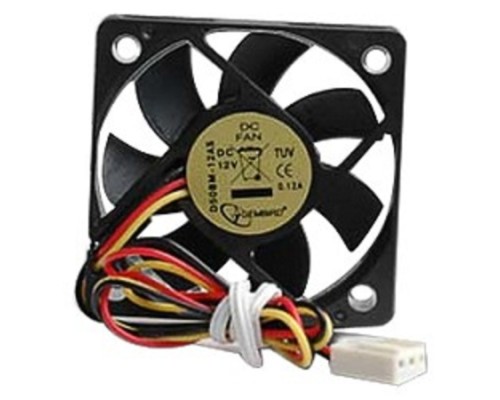 [Вентилятор] Gembird Вентилятор 50x50x10, подшипник, 3pin, провод 25 см [D50BM-12AS]
