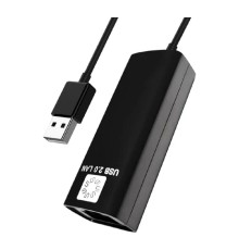 5bites Кабель-адаптер UA2-45-02BK USB2.0 сетевая карта -> RJ45 10/100 Мбит/с, 10см