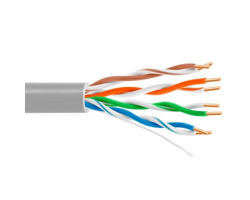 [Кабель] 5bites Кабель US5505-305A витая пара UTP / SOLID / 5E / 24AWG / CCA/ PVC / 305M