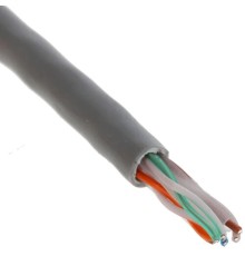 5bites Кабель US6575-100A витая пара UTP / SOLID / 6CAT / 23AWG / CCA / PVC / 100M