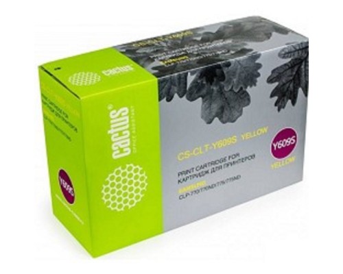 [расходные материалы] Тонер Картридж Cactus CS-CLT-Y609S желтый для Samsung CLP 770/770ND/775/775ND (7000стр.)