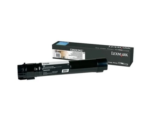 [Расходные материалы] Lexmark C950X2KG Картридж, Black {C950x 38000c}