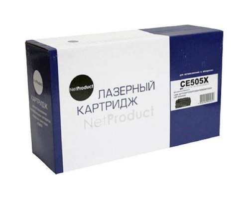 [Расходные материалы] NetProduct CE505X/Canon №719H  Картридж для HP LJ P2055/P2050/MF418X  , 6,5K