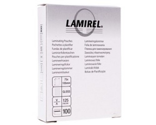 [Пленка] Lamirel Пленки для ламинирования CRC-78663 (75х105 мм, 125 мкм, 100 шт.)