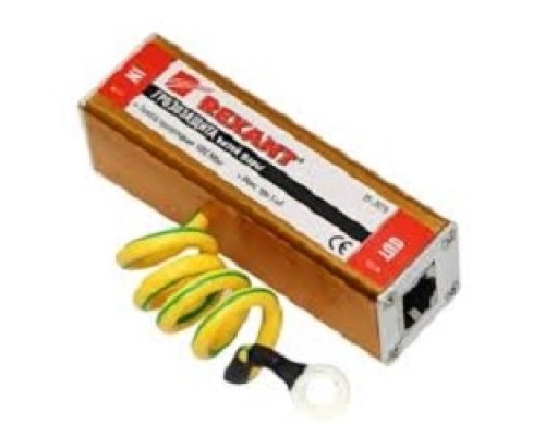 [Коннектор] REXANT (05-3079) Грозозащита витой пары RJ45 разъем