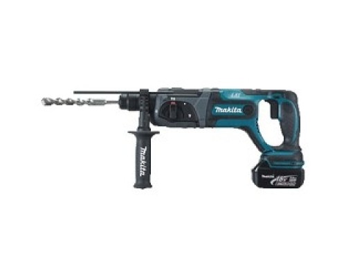 [Перфоратор] Makita DHR241RFE Перфоратор аккумуляторный SDS+ [DHR241RFE] {18В,2 х 3А ч Li-ion,3реж,1.9Дж,0-4000ум,3.5кг,чем,подсв,совмест с 4 А ч Li-ion}