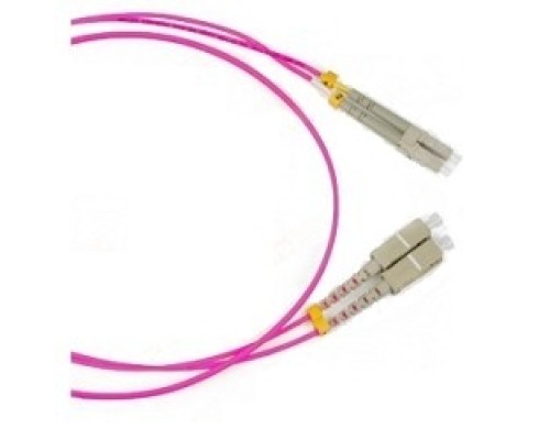 [Патч-корд] Hyperline FC-D2-504-LC/PR-LC/PR-H-3M-LSZH-MG Патч-корд волоконно-оптический (шнур) MM 50/125(OM4), LC-LC, duplex, LSZH, 3 м