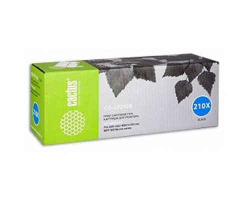 [расходные материалы] Cactus CF210X Тонер Картридж Cactus CS-CF210X черный для HP LaserJet Pro 200 M251/M276 (2400стр.)